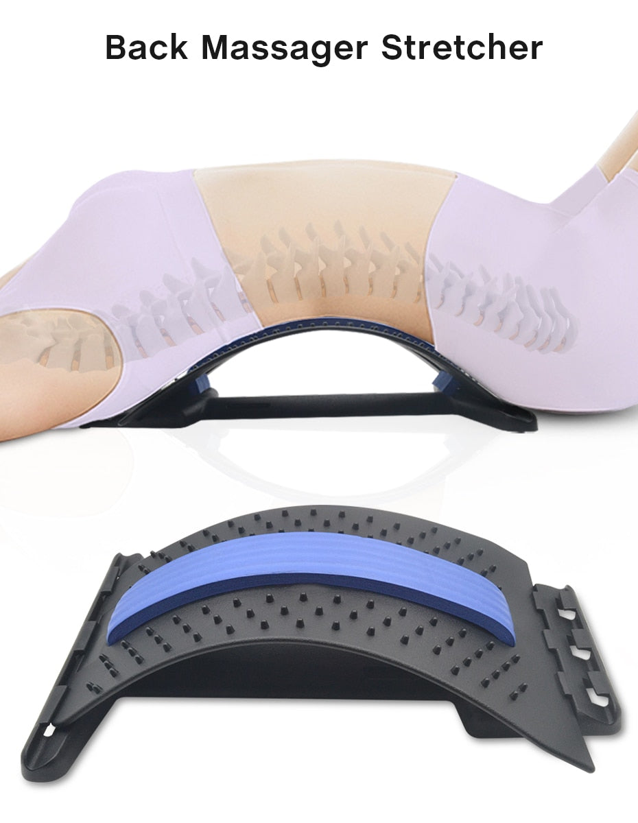 Back Massager Stretcher Support Lumbar Relief