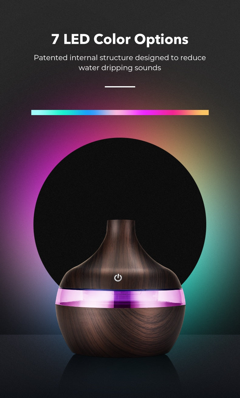 Electric Air Humidifier Essential Aroma Oil Diffuser