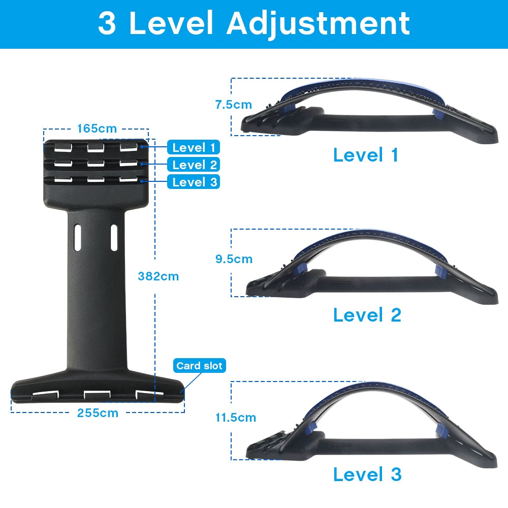 Back Massager Stretcher Support Lumbar Relief